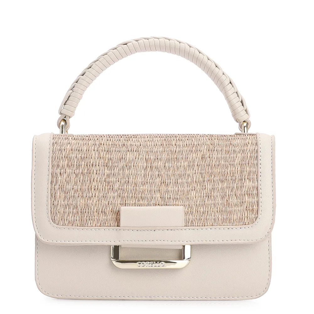 Bolsa De Mão Alt Off White/Ráfia