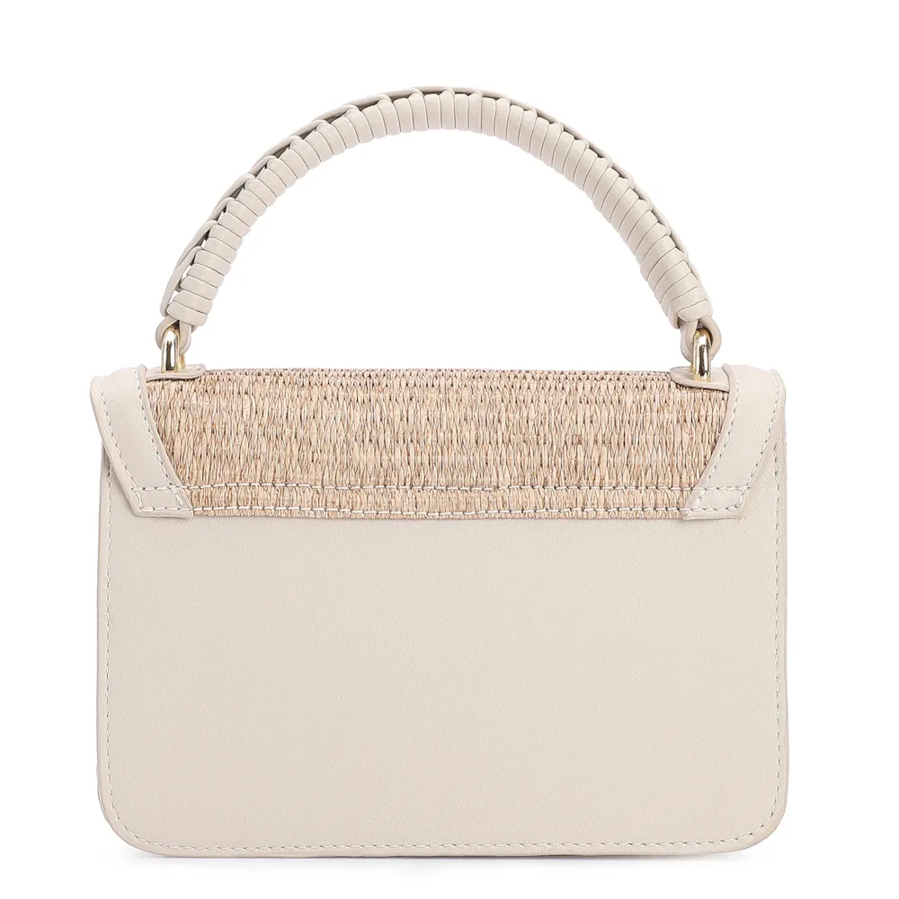Bolsa De Mão Alt Off White/Ráfia - imagem 3