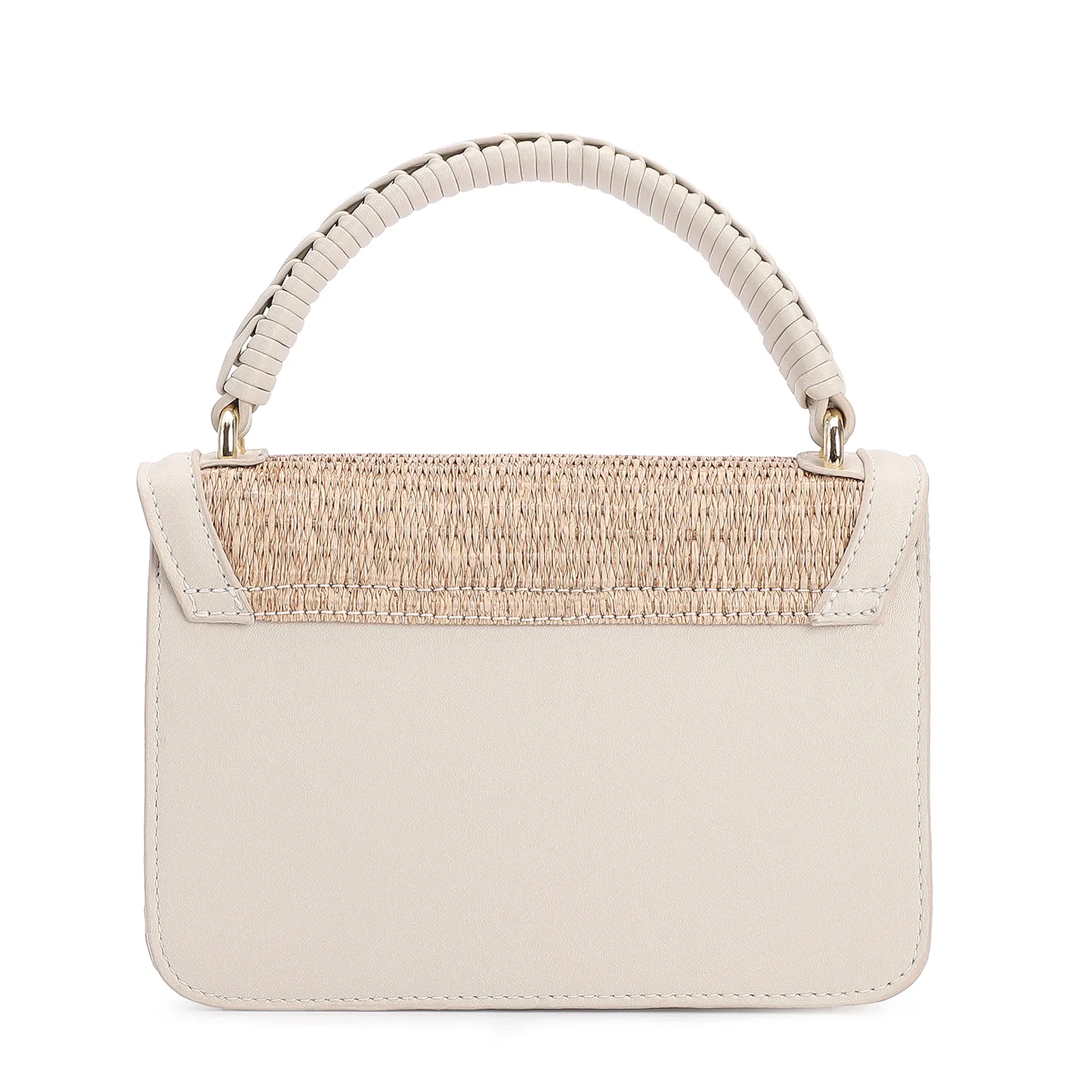 Bolsa De Mão Alt Off White/Ráfia