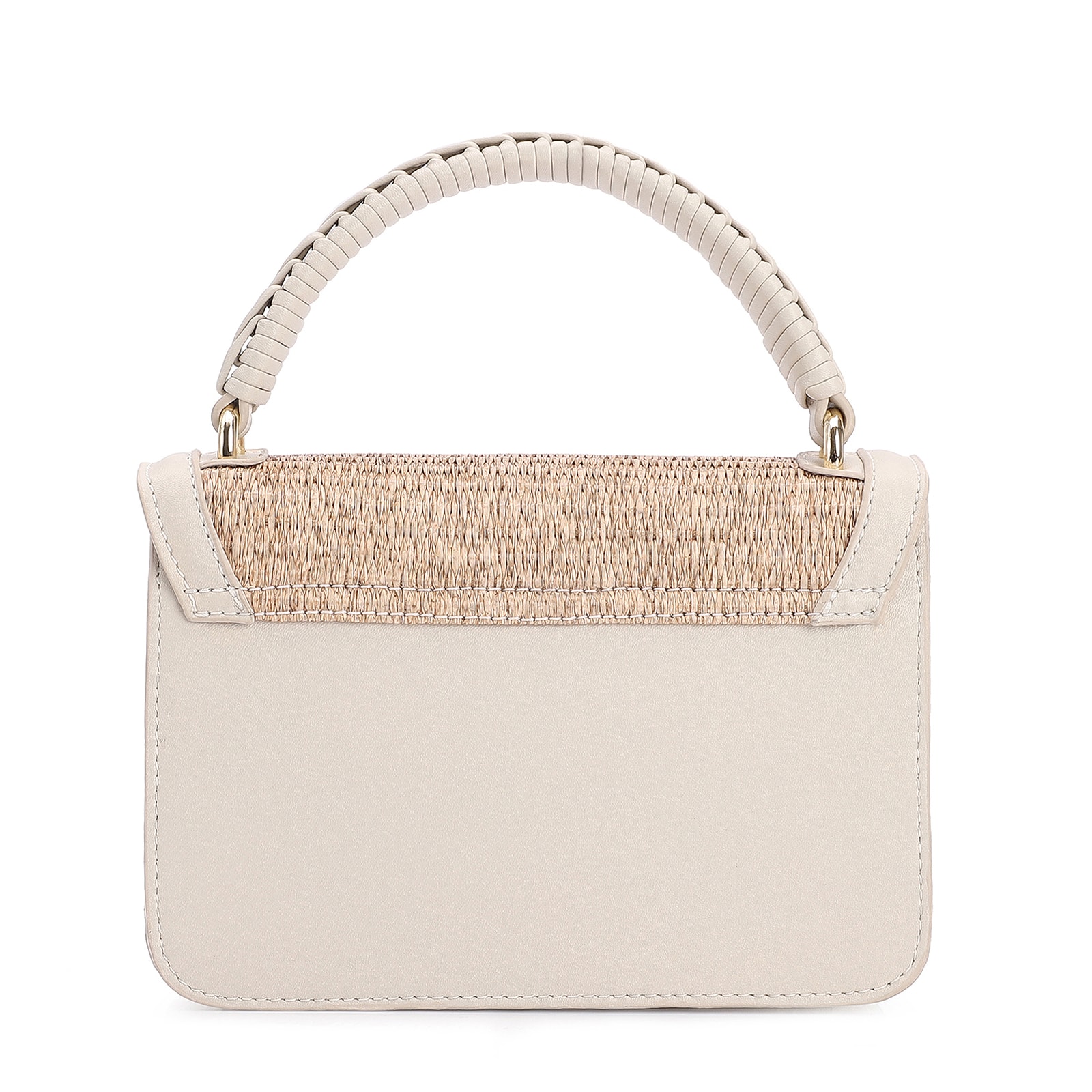 Bolsa De Mão Alt Off White/Ráfia