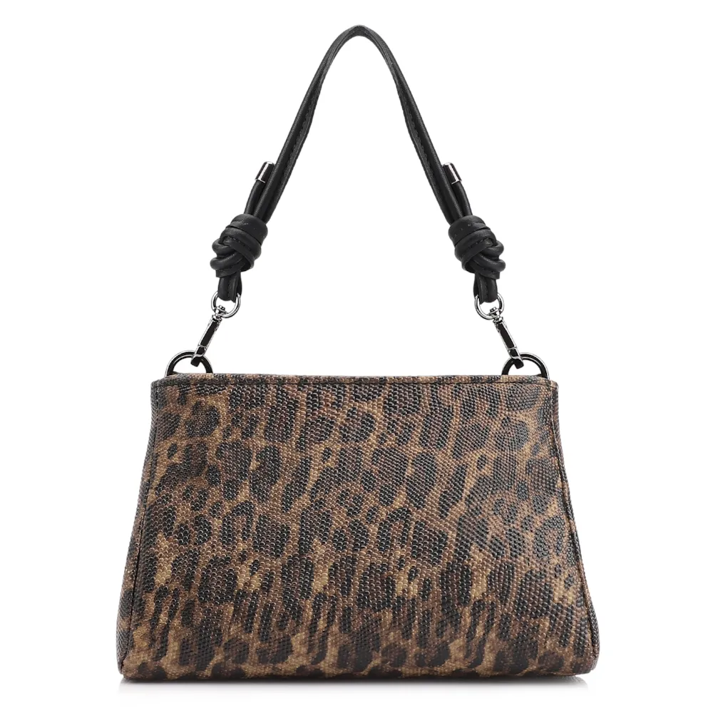 Bolsa De Mão Alt Onça/Couro Preto - imagem 3