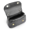 Bolsa De Mão Bambu Couro Preto - imagem 4