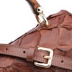 Bolsa De Mão Bambu Pirarucu Marrom Escuro - imagem 5