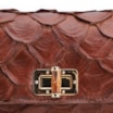 Bolsa De Mão Bambu Pirarucu Marrom Escuro - imagem 6