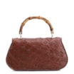 Bolsa De Mão Bambu Pirarucu Marrom Escuro - imagem 3