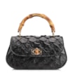 Bolsa De Mão Bambu Pirarucu Preto - imagem 1