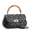 Bolsa De Mão Bambu Pirarucu Preto - imagem 2