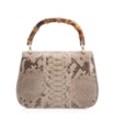 Bolsa De Mão Bambu Python Bege - imagem 3
