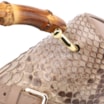 Bolsa De Mão Bambu Python Bege - imagem 6