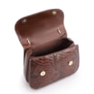 Bolsa De Mão Bambu Python Marrom Escuro - imagem 4