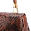 Bolsa De Mão Bambu Python Marrom Escuro - imagem 7