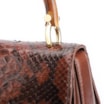 Bolsa De Mão Bambu Python Marrom Escuro - imagem 7