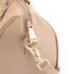 Bolsa De Mão Bowling Couro Nobuck Croco/Couro Bege - imagem 5