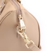 Bolsa De Mão Bowling Couro Nobuck Croco/Couro Bege - imagem 5