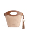 Bolsa De Mão Bucket Ráfia/Alt Marrom - imagem 1
