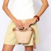Bolsa De Mão Bucket Ráfia/Alt Marrom - imagem 2