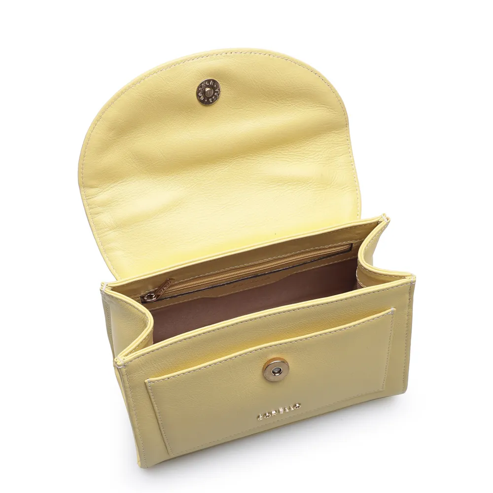 Bolsa De Mão Couro Amarelo - imagem 5