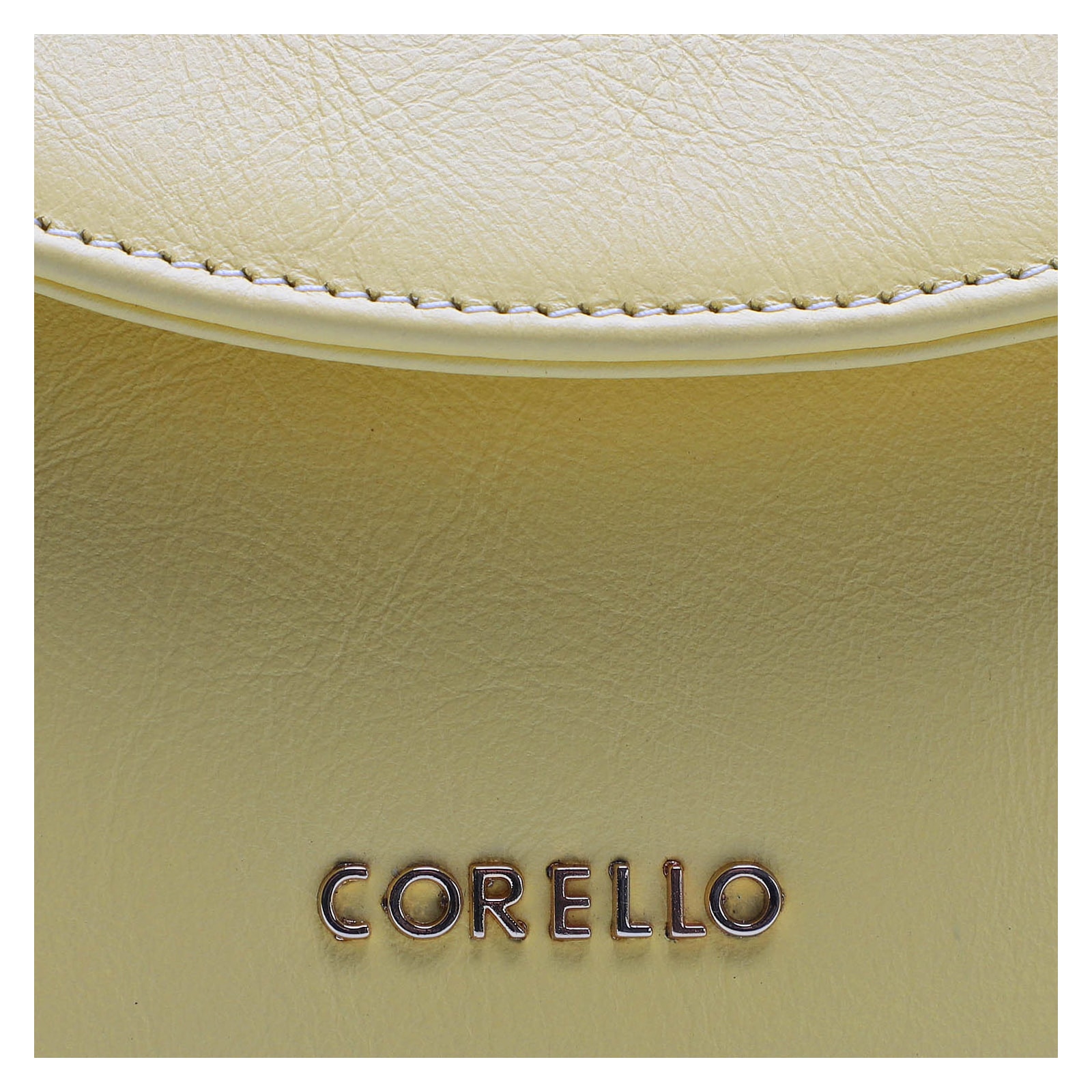 Bolsa De Mão Couro Amarelo