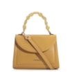 Bolsa De Mão Couro Amarelo - imagem 1