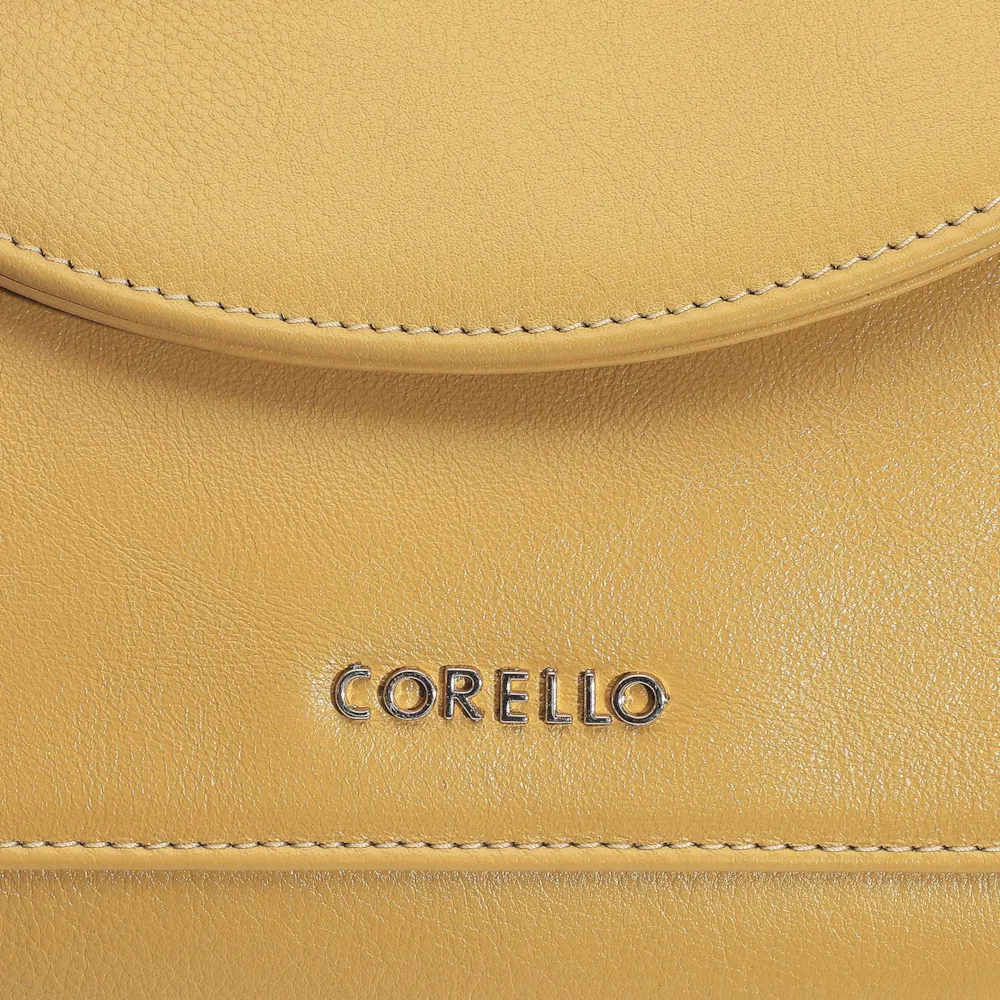 Bolsa De Mão Couro Amarelo - imagem 7