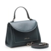 Bolsa De Mão Couro Azul - imagem 3