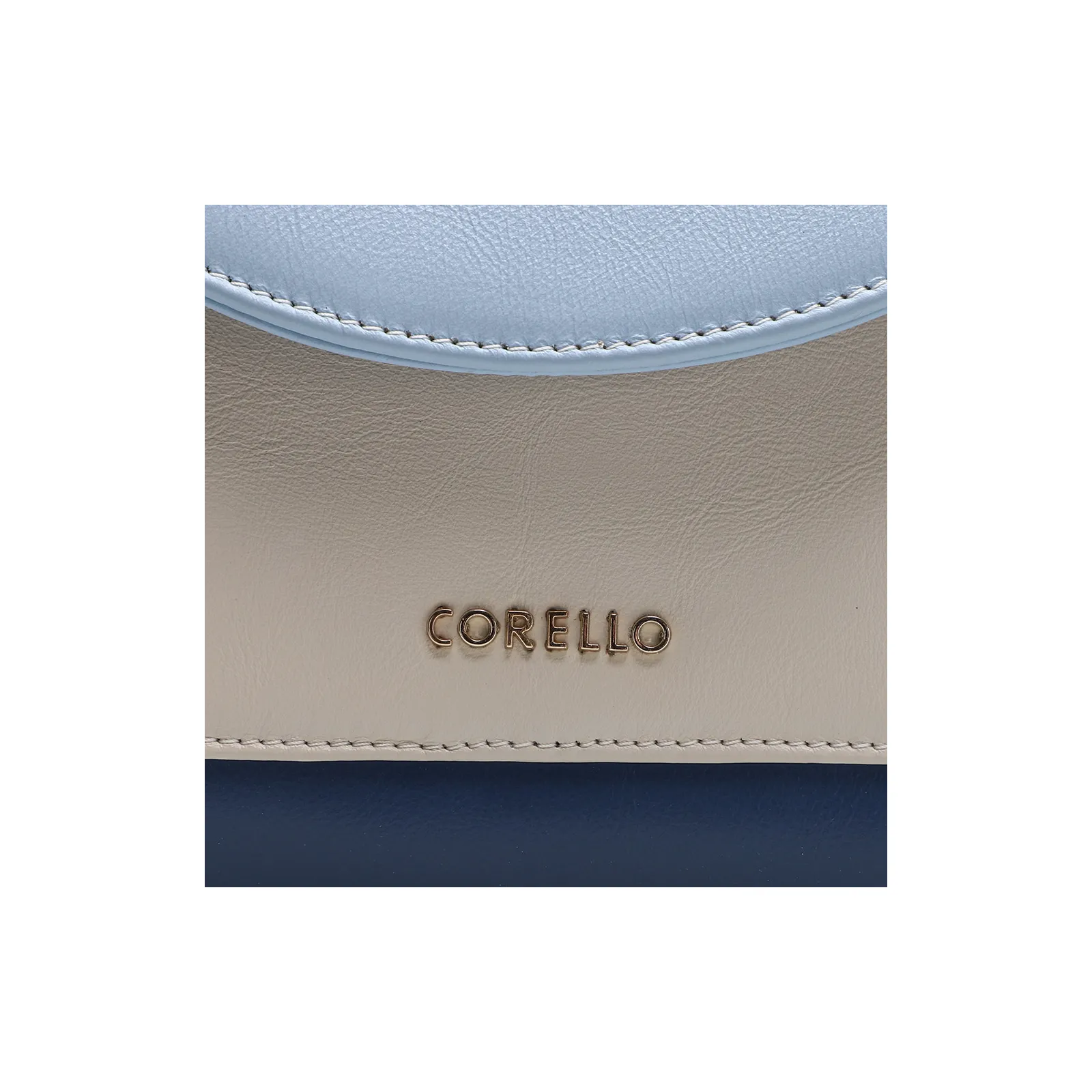Bolsa De Mão Couro Azul
