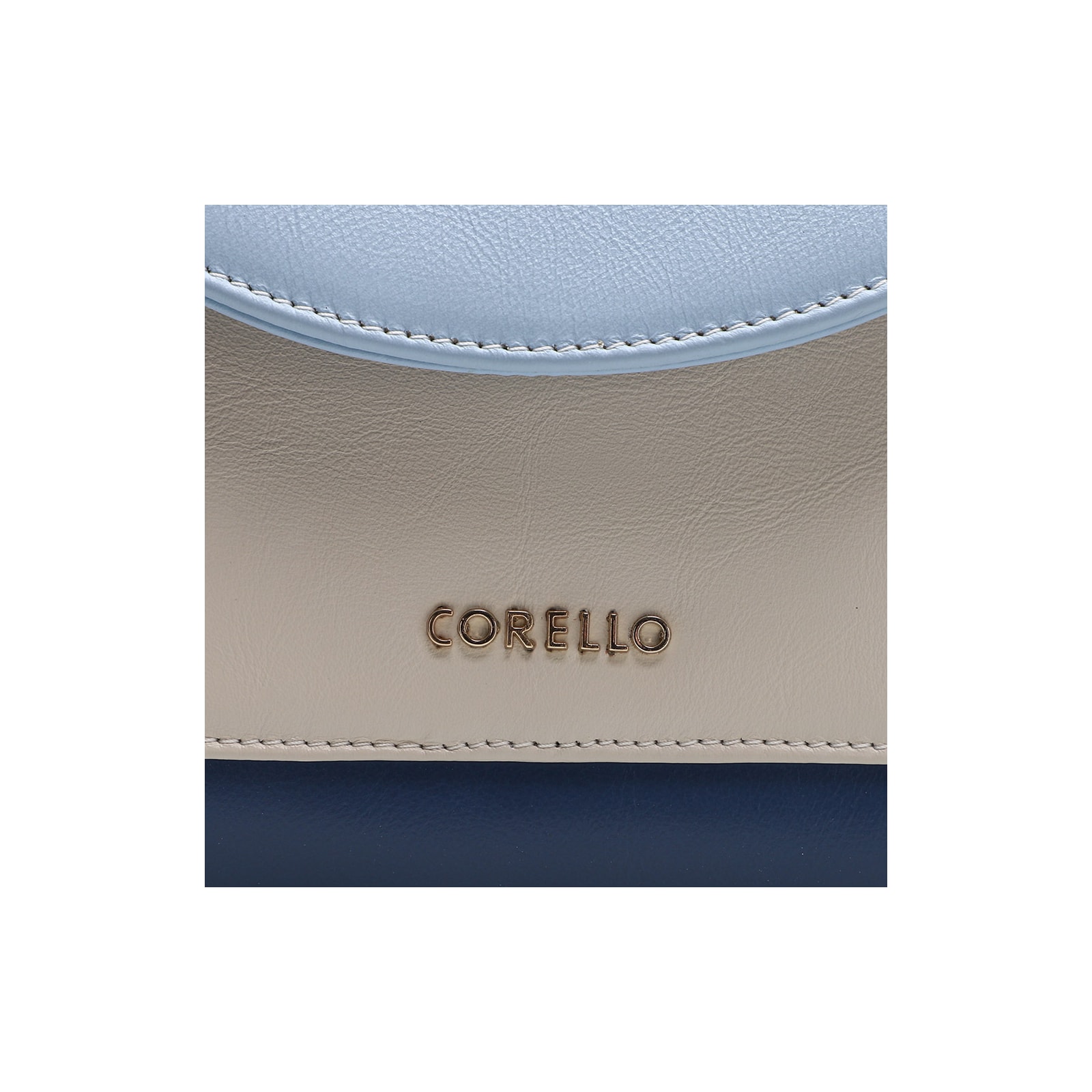 Bolsa De Mão Couro Azul