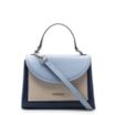 Bolsa De Mão Couro Azul - imagem 1