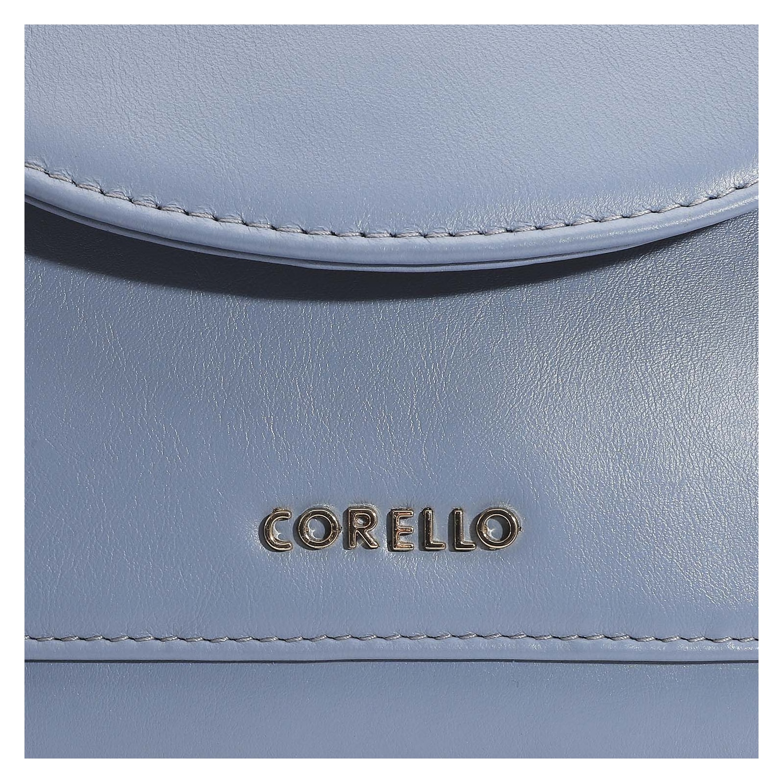 Bolsa De Mão Couro Azul