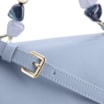 Bolsa De Mão Couro Azul - imagem 5