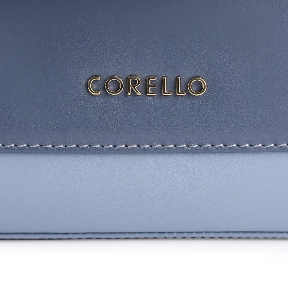 Bolsa De Mão Couro Azul - imagem 6