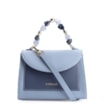 Bolsa De Mão Couro Azul - imagem 1
