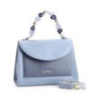 Bolsa De Mão Couro Azul - imagem 2