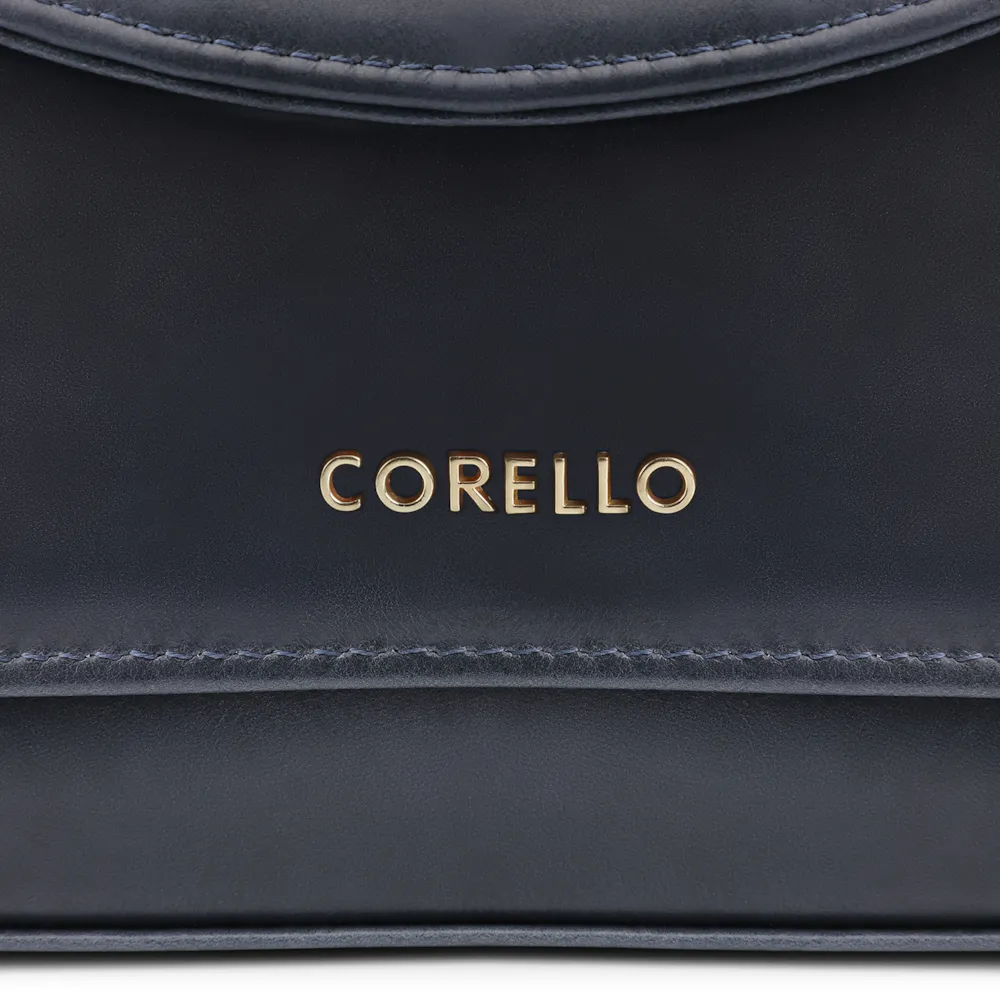 Bolsa De Mão Couro Azul - imagem 7