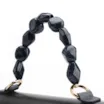 Bolsa De Mão Couro Azul - imagem 8