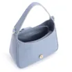 Bolsa De Mão Couro Azul - imagem 4