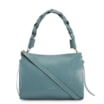 Bolsa De Mão Couro Azul - imagem 1