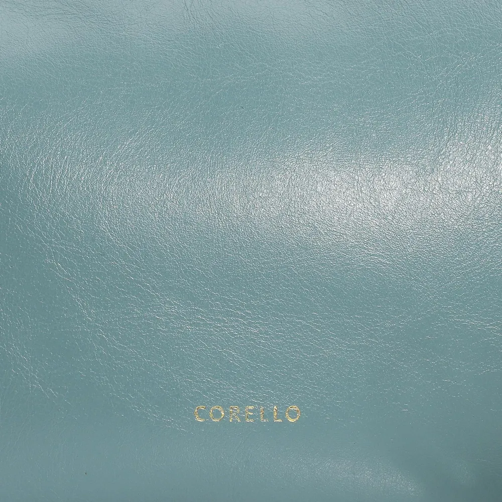 Bolsa De Mão Couro Azul - imagem 7