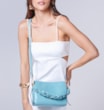 Bolsa De Mão Couro Azul - imagem 8