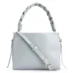 Bolsa De Mão Couro Azul - imagem 1
