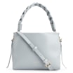 Bolsa De Mão Couro Azul - imagem 1