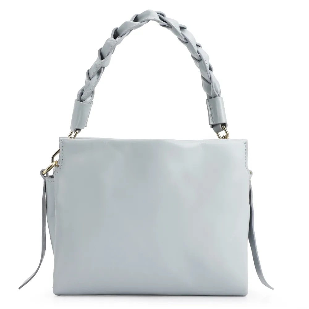 Bolsa De Mão Couro Azul - imagem 3