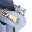 Bolsa De Mão Couro Azul - imagem 5