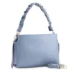 Bolsa De Mão Couro Azul - imagem 2