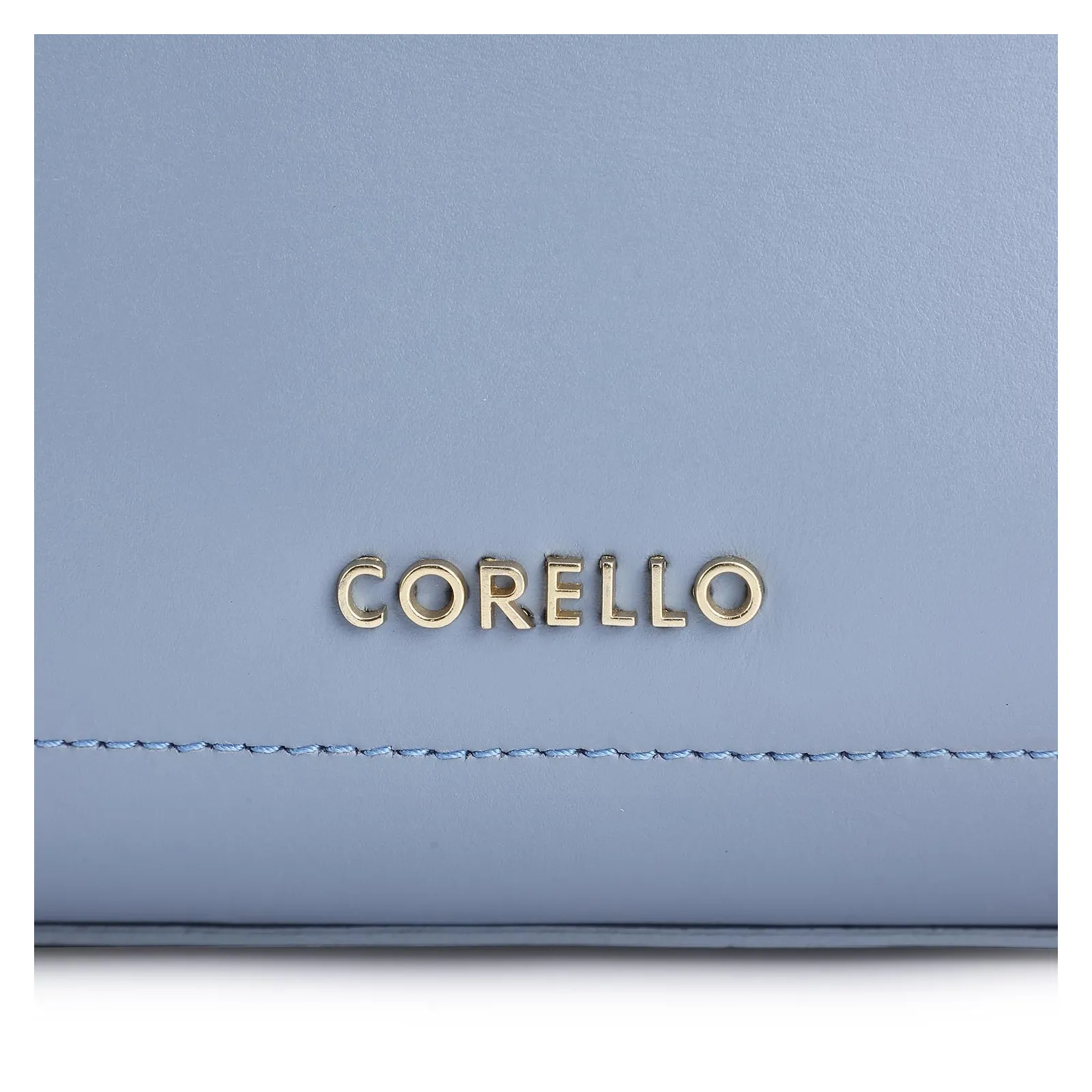 Bolsa De Mão Couro Azul