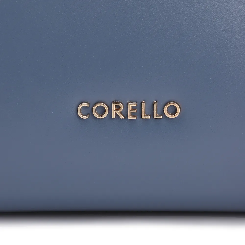 Bolsa De Mão Couro Azul - imagem 7