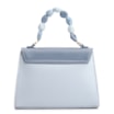 Bolsa De Mão Couro Azul Claro - imagem 4