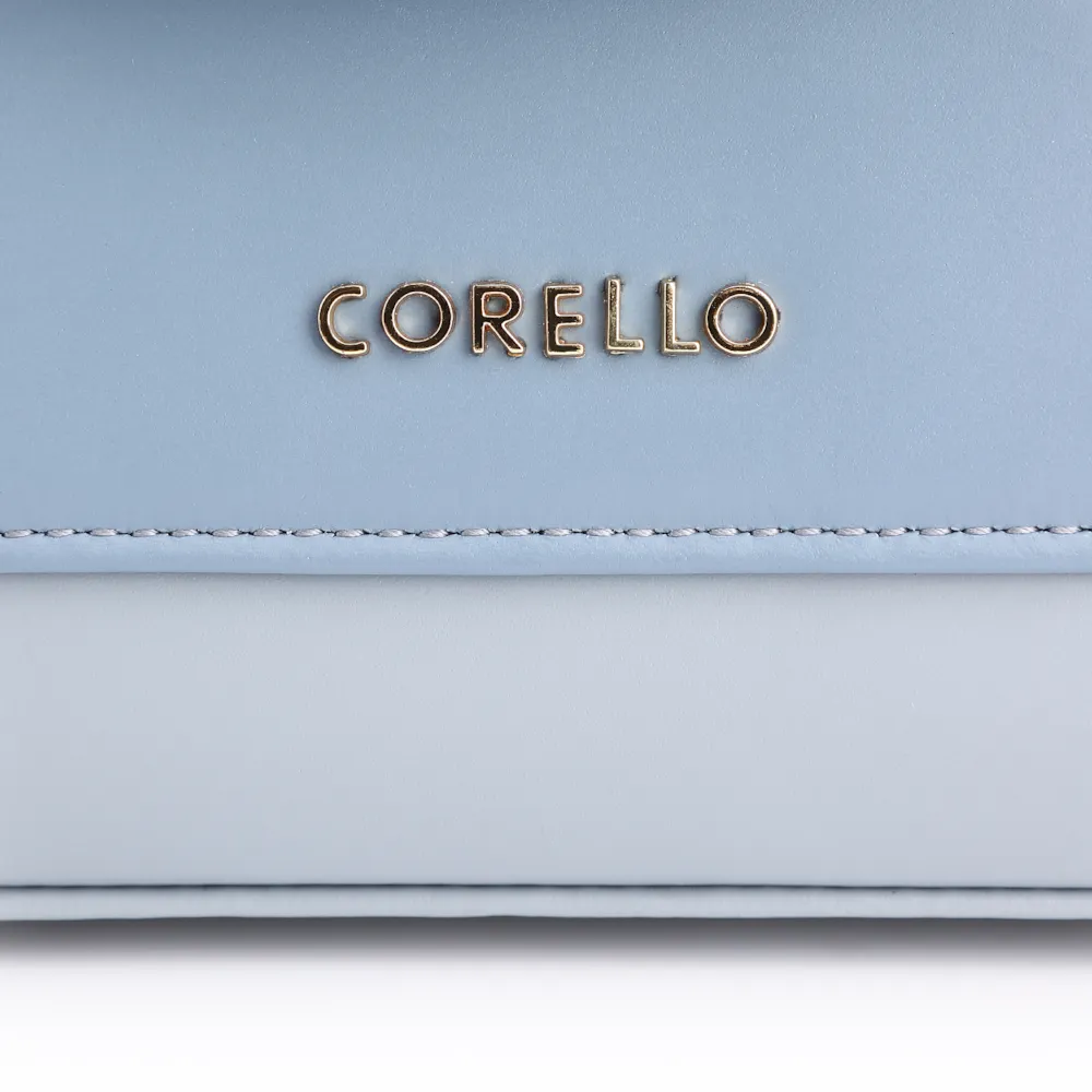 Bolsa De Mão Couro Azul Claro - imagem 7