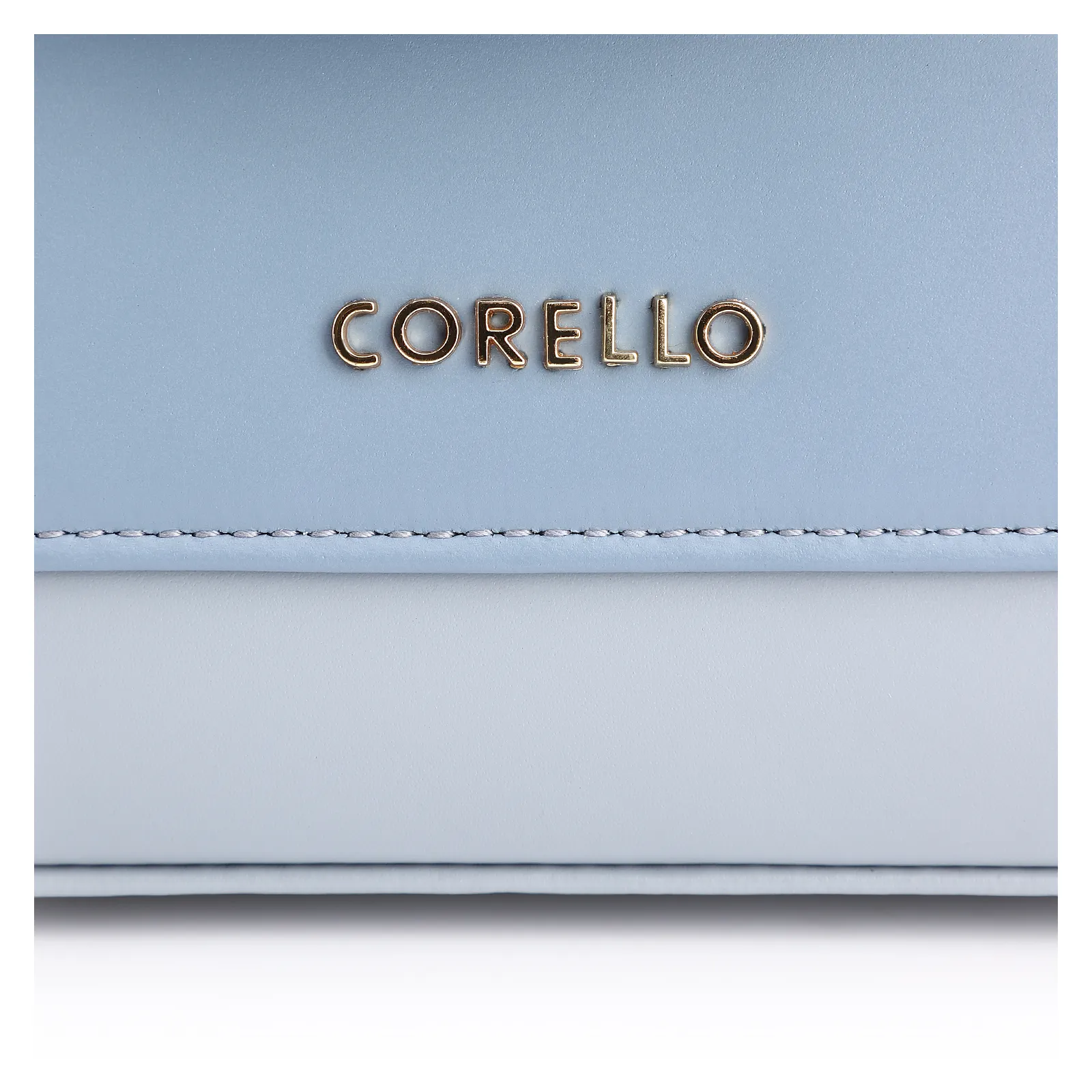 Bolsa De Mão Couro Azul Claro