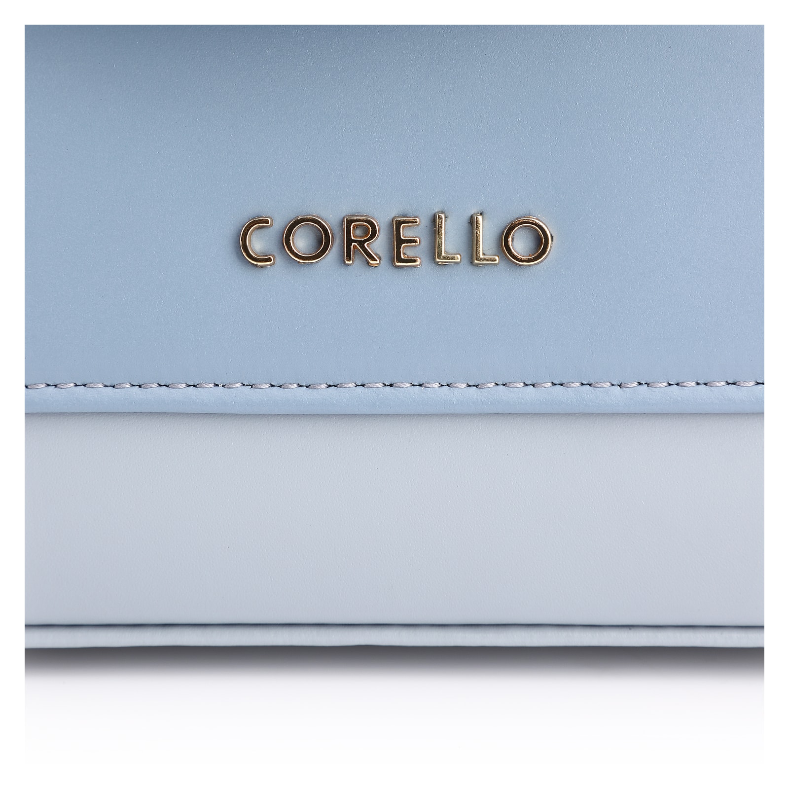 Bolsa De Mão Couro Azul Claro